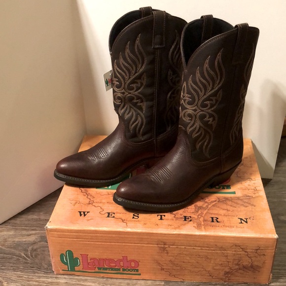 Ladies “NIB” Laredo Size 9.5M Boots Copper Kettle 11 Trucker - Picture 3 of 7